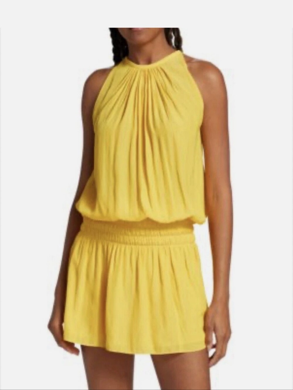 Banana Republic Sleeveless Yellow Summer Dress Size Small